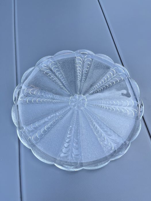 Patera, talerz szklany