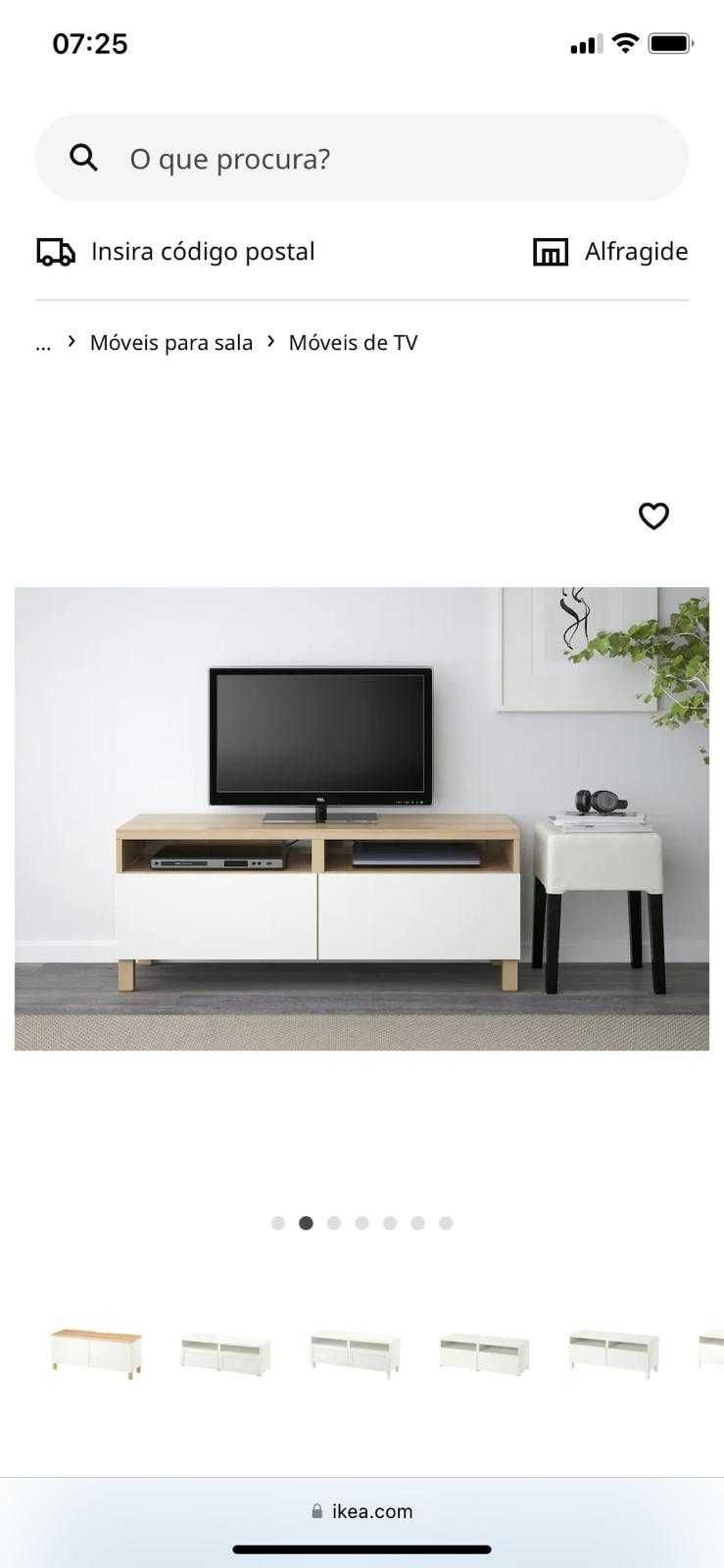 Móvel de televisão e arrumação IKEA