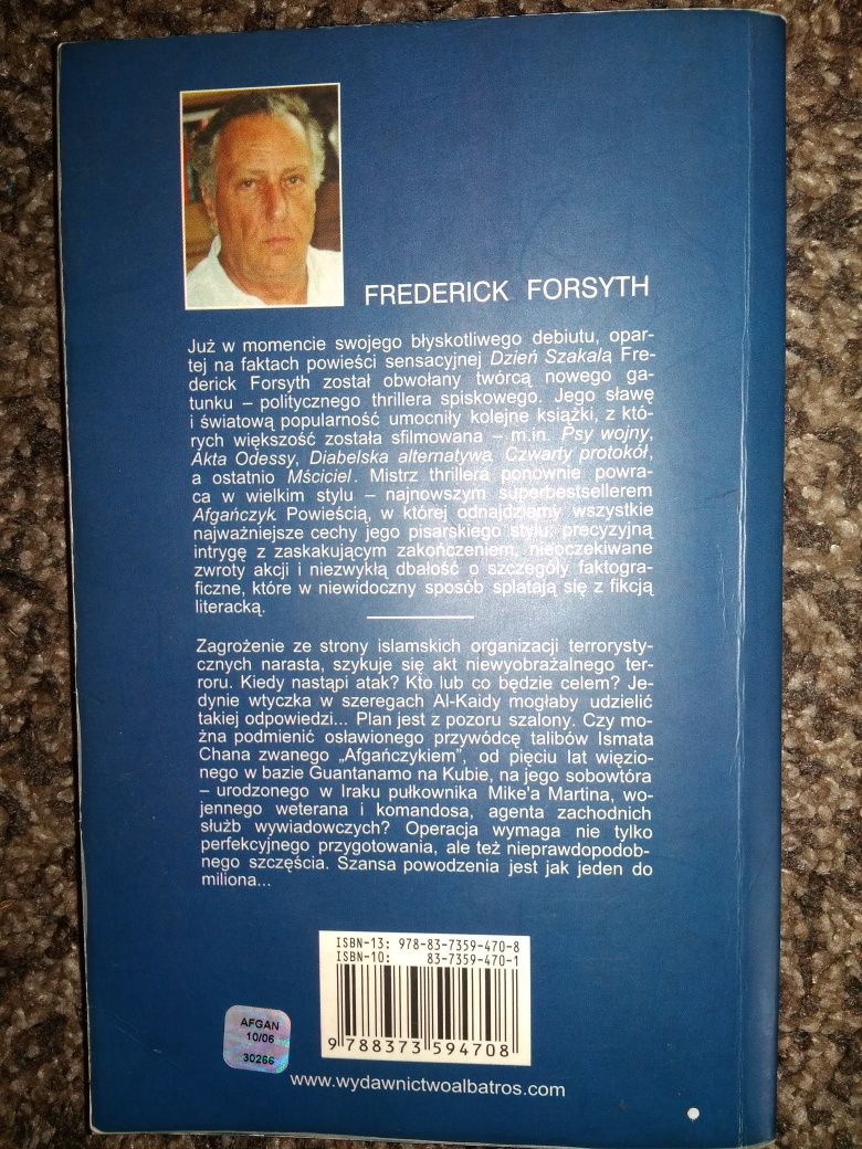 Afgańczyk, Frederick Forsyth