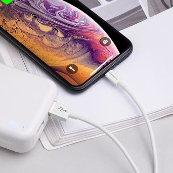 Borofone Kabel BX22 Bloom - USB na Lightning - 2,4A 1 metr biały