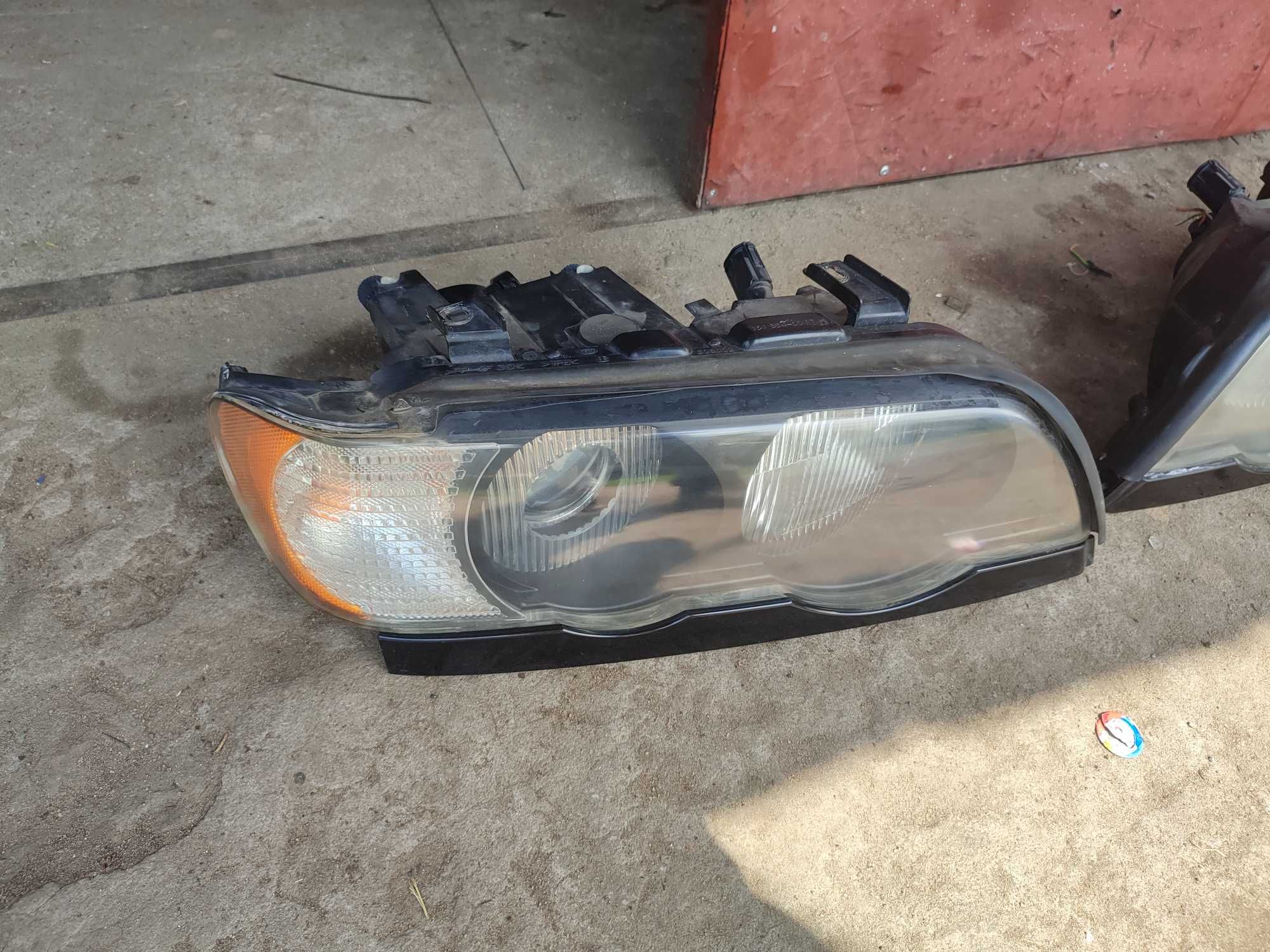 Lampa lampy lewa prawa przód przednie BMW X5 E53 przed lift Xenon