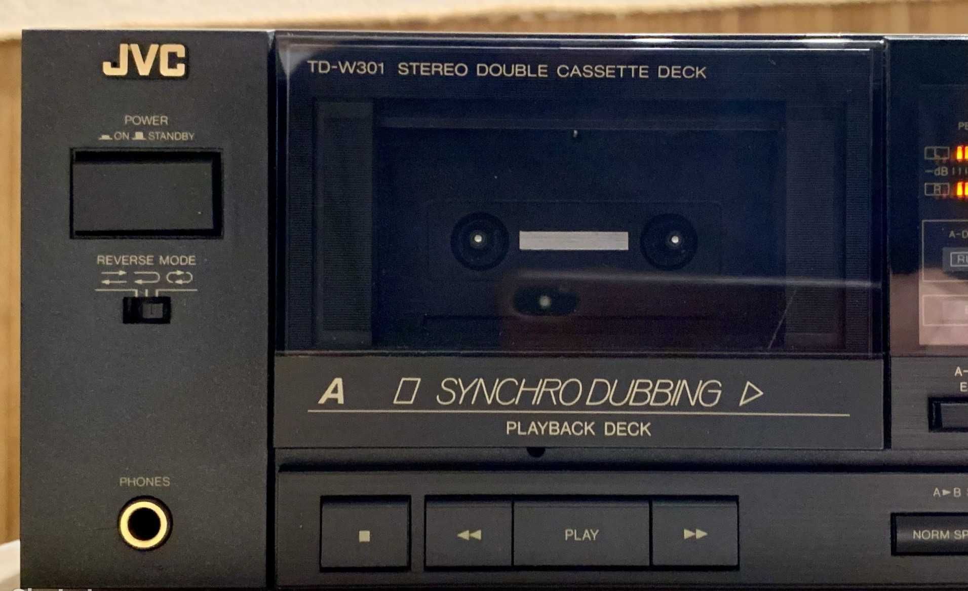 Двухкассетная дека JVC TD-W301