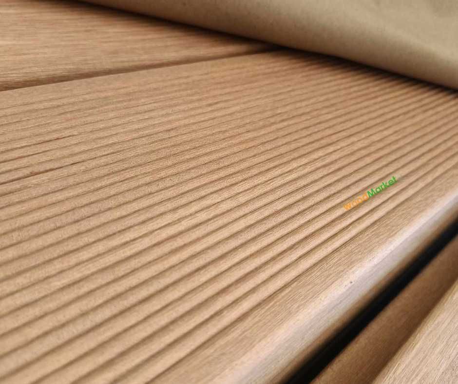 Deska tarasowa bangkirai ryfel 21x145 kl KD egzotyczna