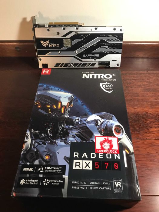 Відеокарта Sapphire Nitro + RADEON RX 570 8 GB 1340/1750