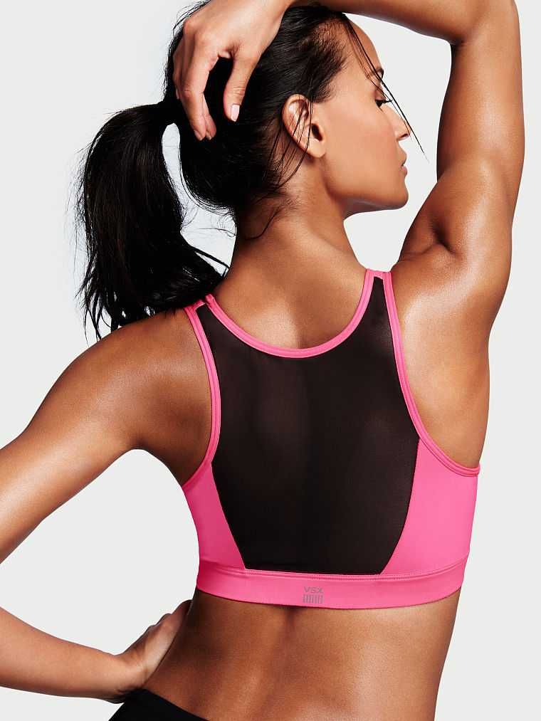 Victoria's Secret High-neck Mesh Sport Bra ORYGINAŁ rozm. S