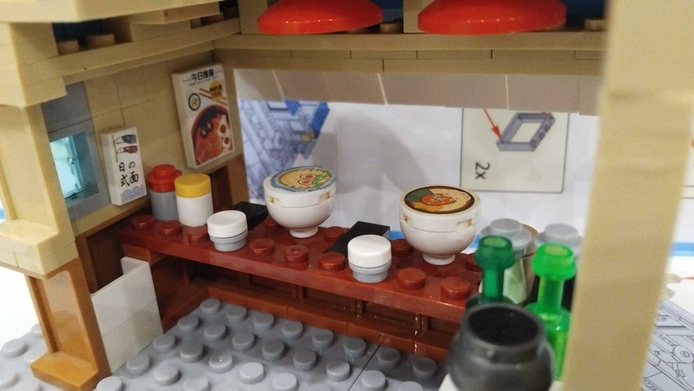 Лего совместимый конструктор японское кафе