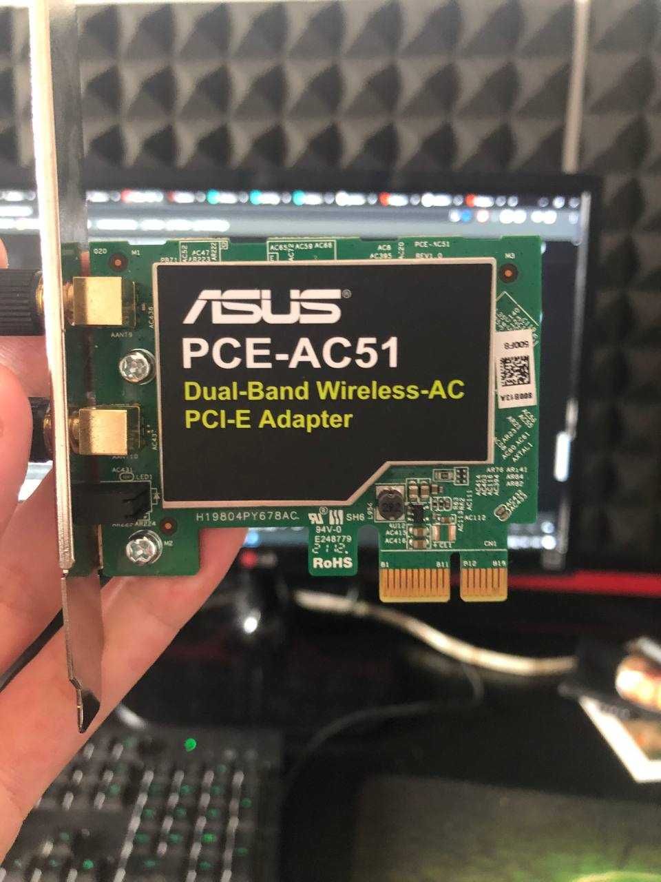 PCI-e Wi-Fi адаптер 2.4GHz - 5GHz ASUS PCE-AC51
