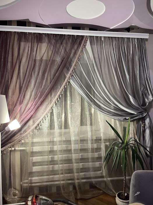 Штори + гардини стан чудовий