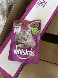 Karma mokra saszetki dla kota whiskas 24x100g