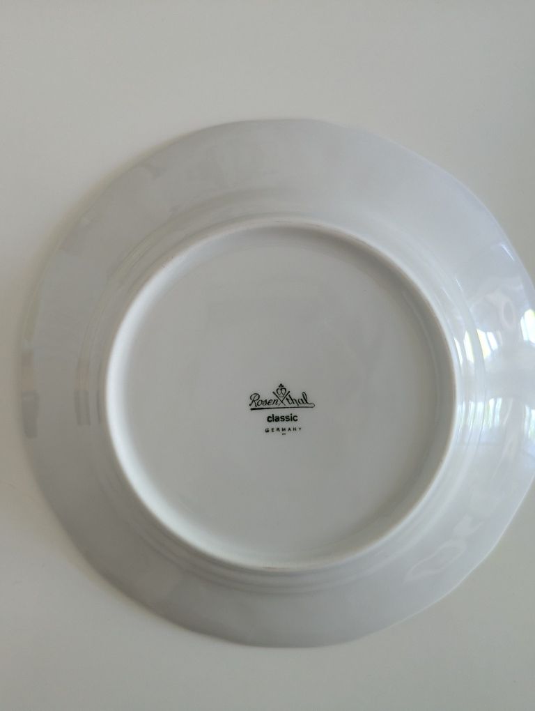 Rosenthal Sanssouci Nowy Talerz Deserowy 20cm Biały