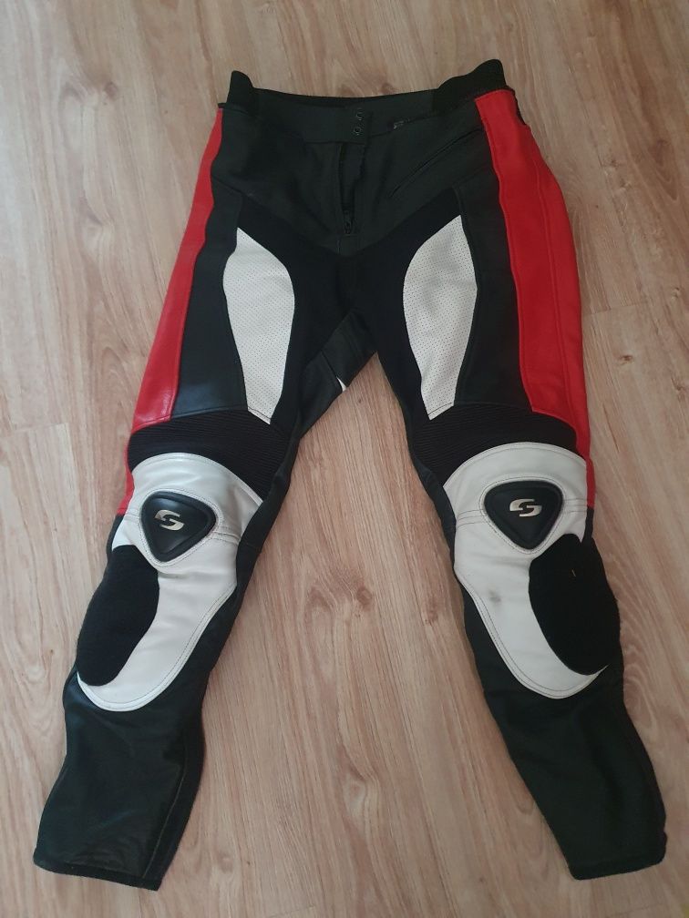 Kombinezon motocyklowy z garbem,  skóra