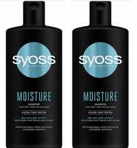 2x SYOSS Hydration SZAMPON do włosów 500ml Intensywne Nawilżenie