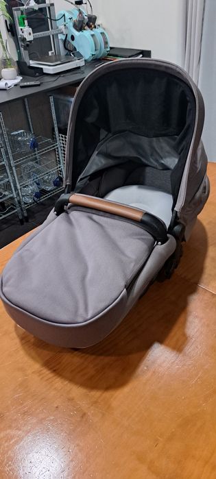 Carrinho pack trio Zélia + Alcofa + Ovo Coral cinza