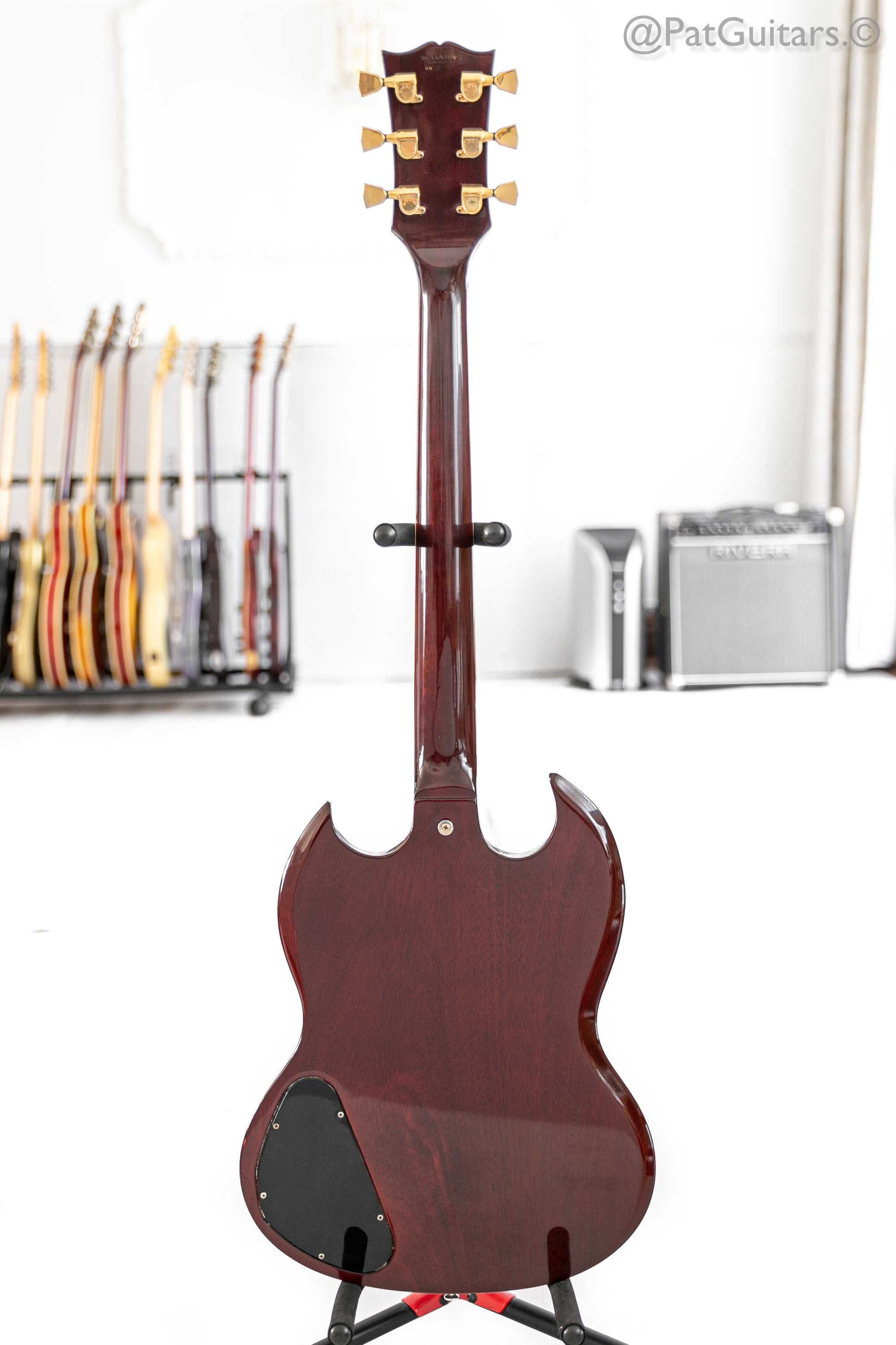1976 Gibson SG Custom in Cherry 3-Pickup 7.7lbs