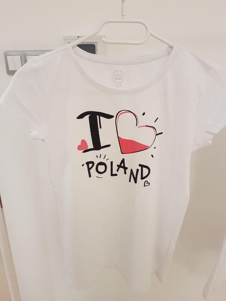 Koszulka t-shirt na krótki rękaw dla dziewczynki