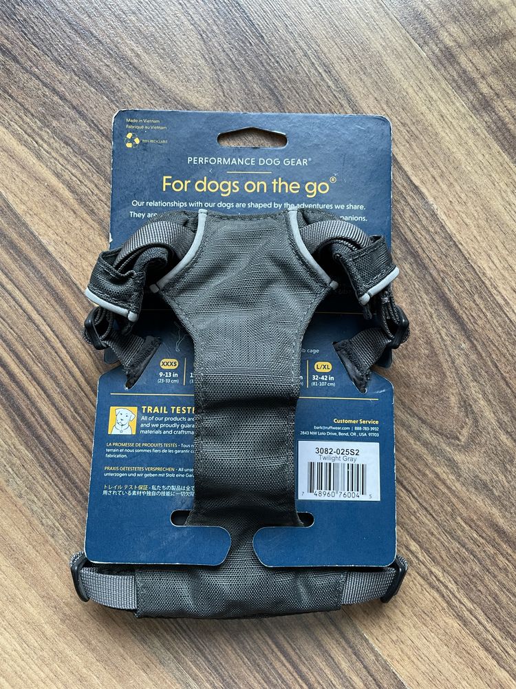 Szelki dla psa. Ruffwear. XXS. Szare.