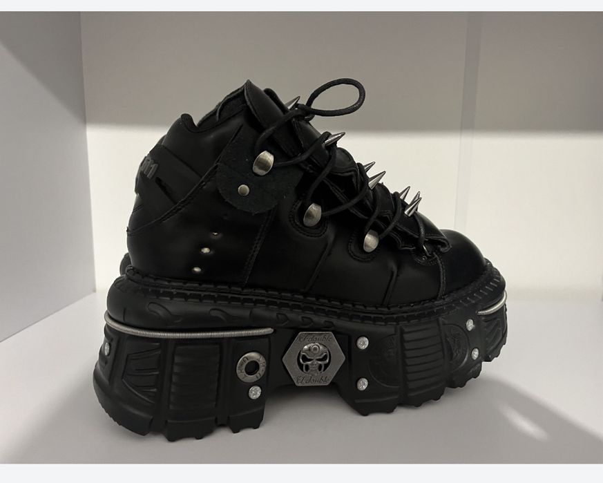 36 37 39 40 41 чорні new rock кросовки нью роки ботинки платформе