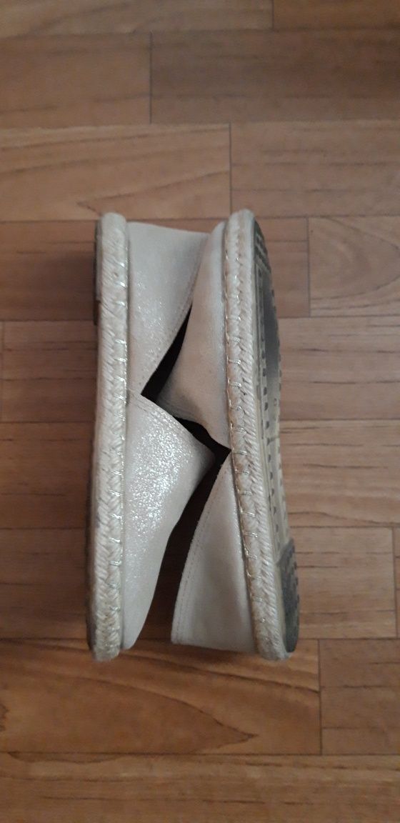 Espadryle skóra nabłyszczana roz.37 Venezia