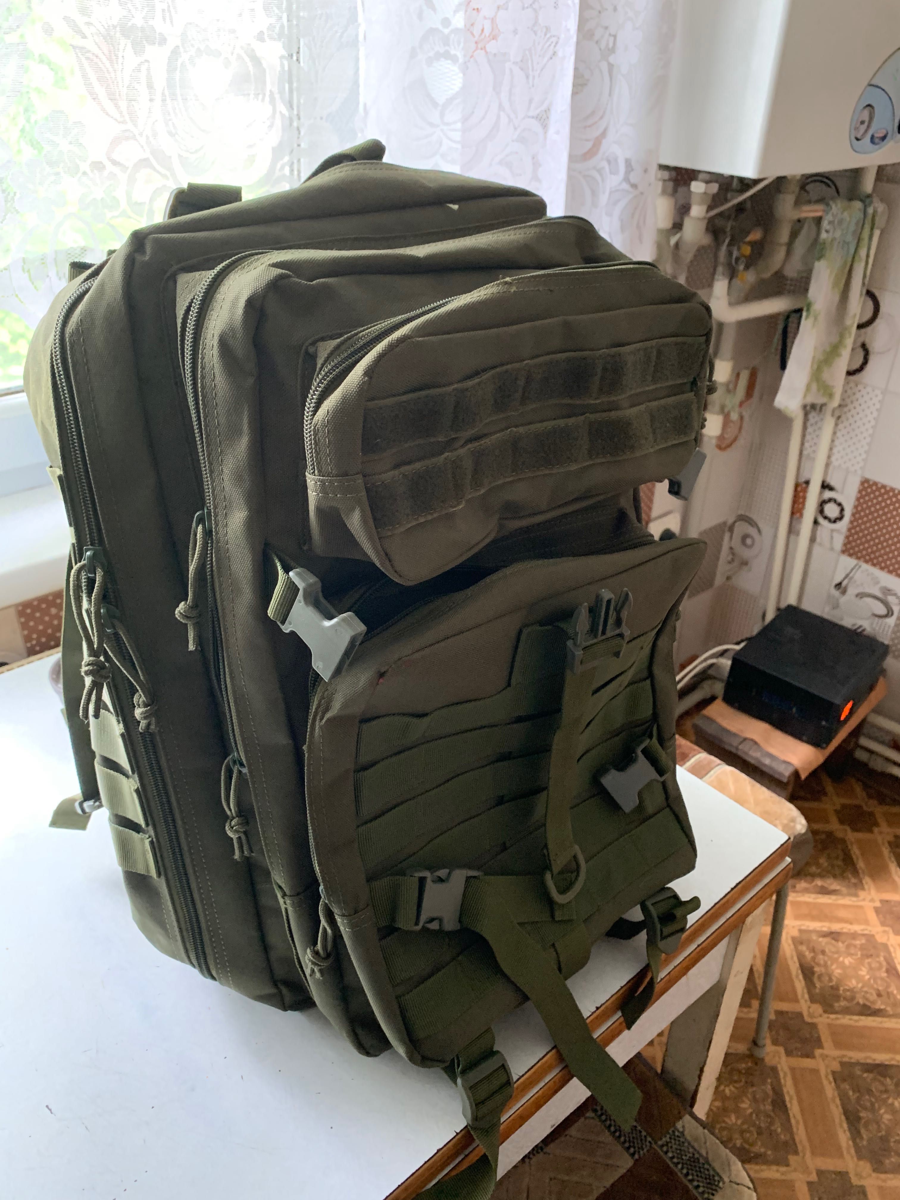 Рюкзак тактичний MOLLE 45L Olive