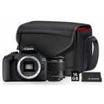 Canon EOS 2000D + 18-55mm IS + torba + karta 16GB — stan idealny