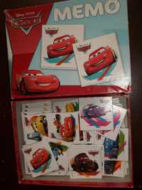 MEMO super pamięć gra edukacyjna Zygzak Mc Queen i AUTA Cars Pixar