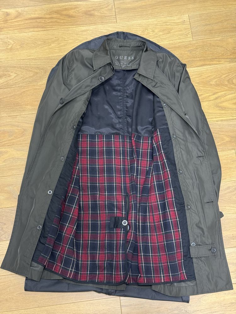 Чоловічий тренч плащ GUESS