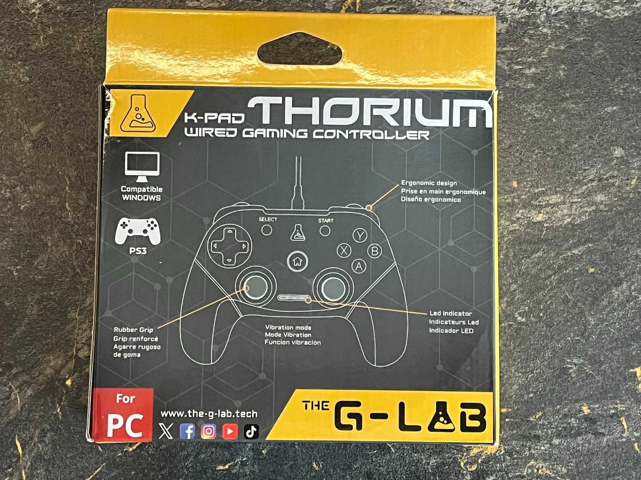 Pad przewodowy THE G-LAB K-pad Thorium czarny