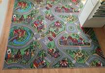 Dywan ulica do pokoju chłopca 200cm x 200cm