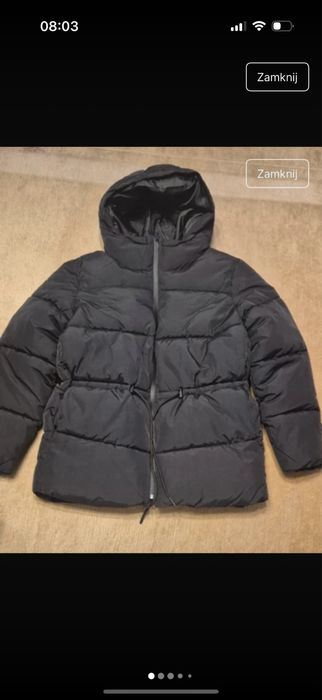 Sprzedam kurtka puchowa czarna damska