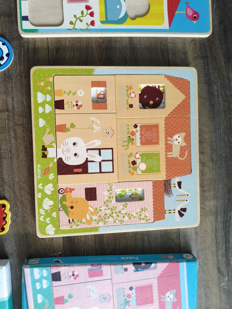 Puzzle Djeco przeplatanka melisa &;doug+ kulodrom hape