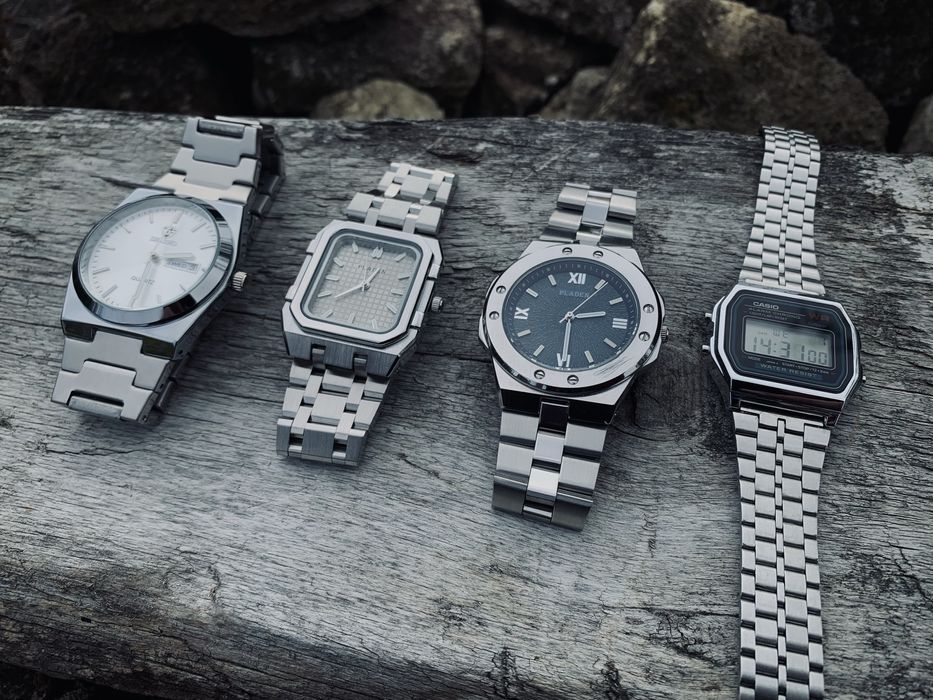 Годинник, стальний ремінець, люкс якість