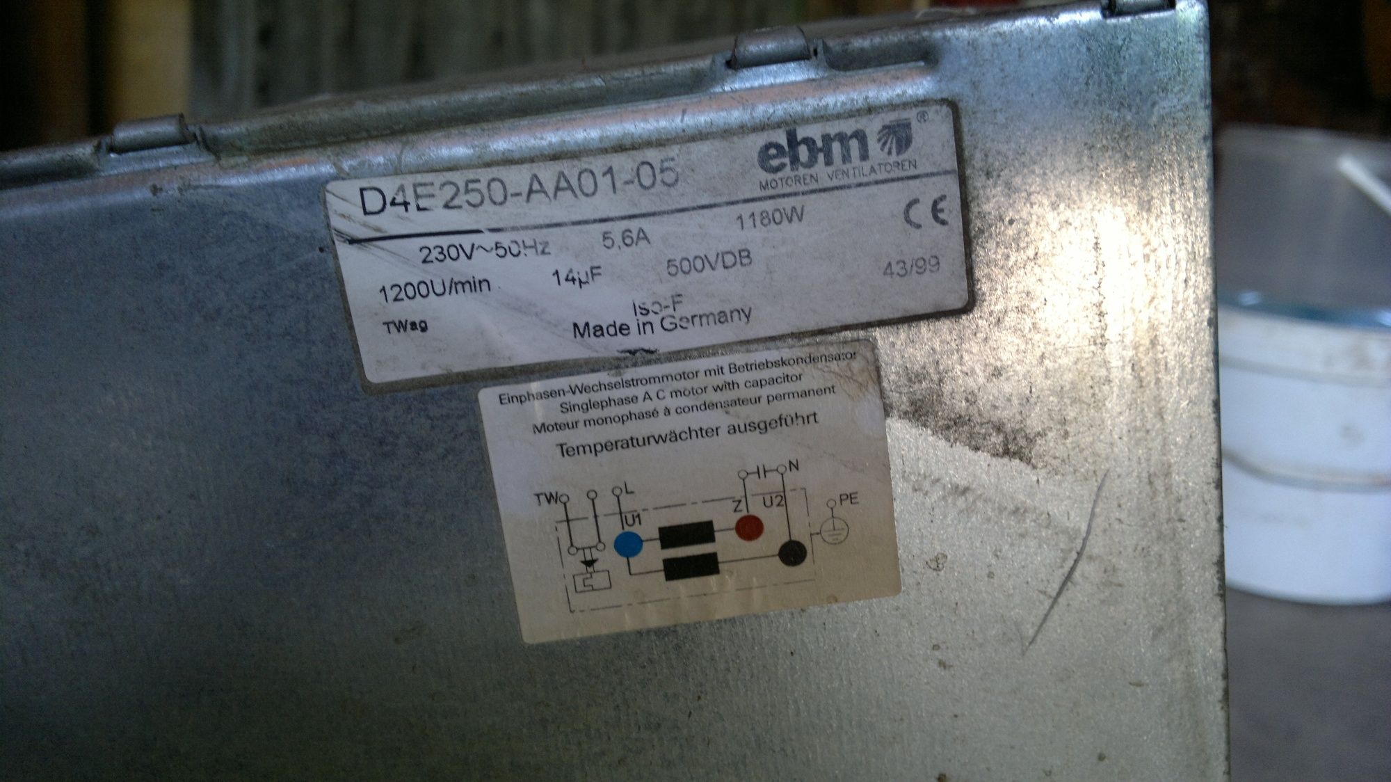 Повітродувка Германія D4E250-AA01-05