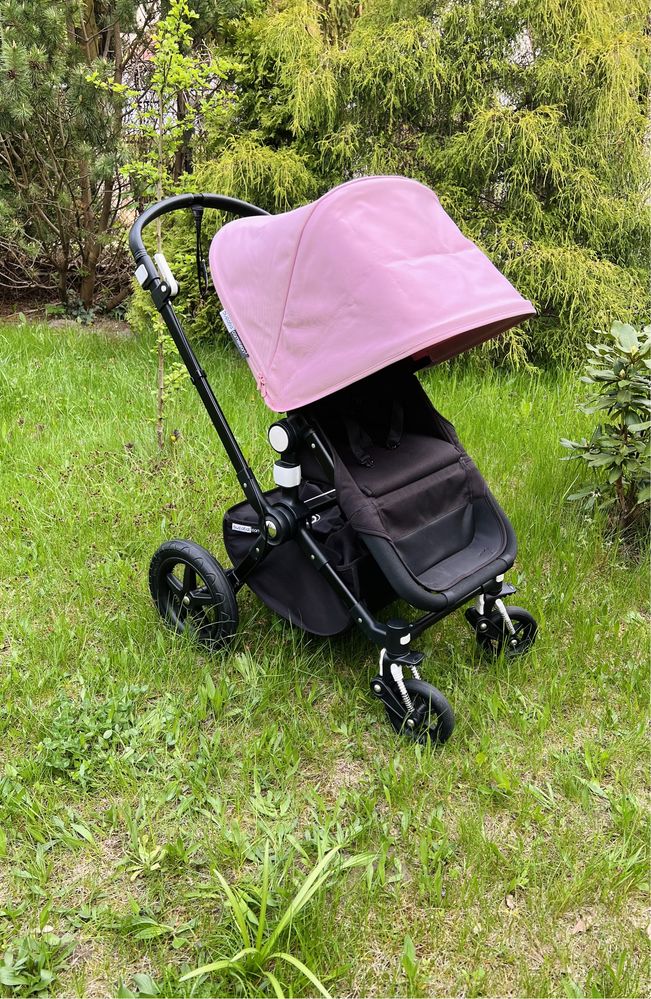 Wozek Bugaboo Cameleon 3 rozowy czarny gondola spacerowka