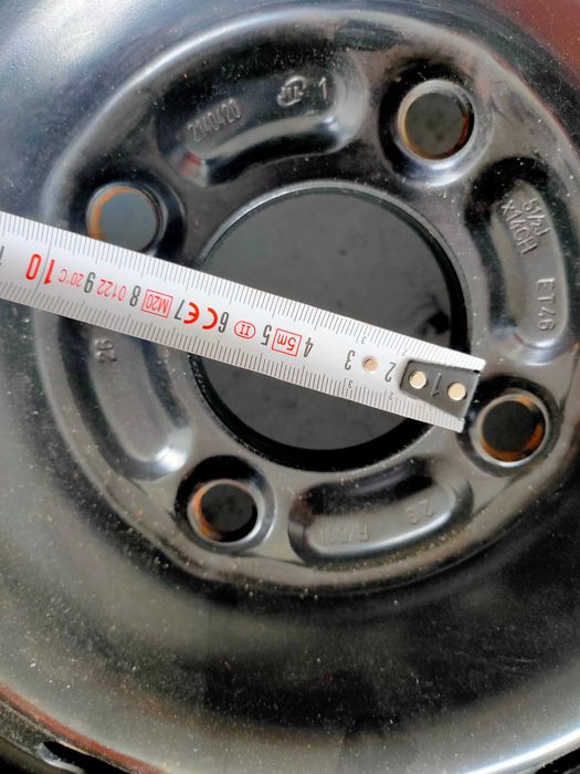 Jante suplente 4 furos e Pneu 165/60 R14