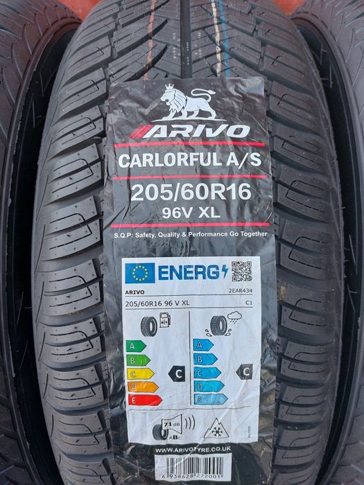 205/60/16 R16 ARIVO Carlorful A/S 4шт ціна за 1шт шини нові