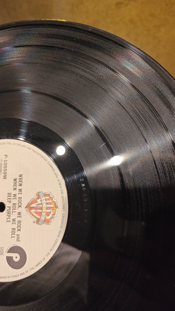 Deep Purple when we rock, we rock Vinyl Jap