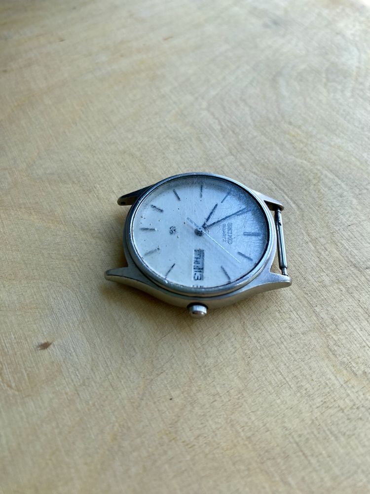 часы Seiko SQ Quartz Day Date (8223-7100) vintage японские винтаж