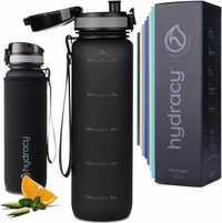 Bidon HYDRACY 1L Butelka sportowa Fast Flow 1000 ml Space Grey