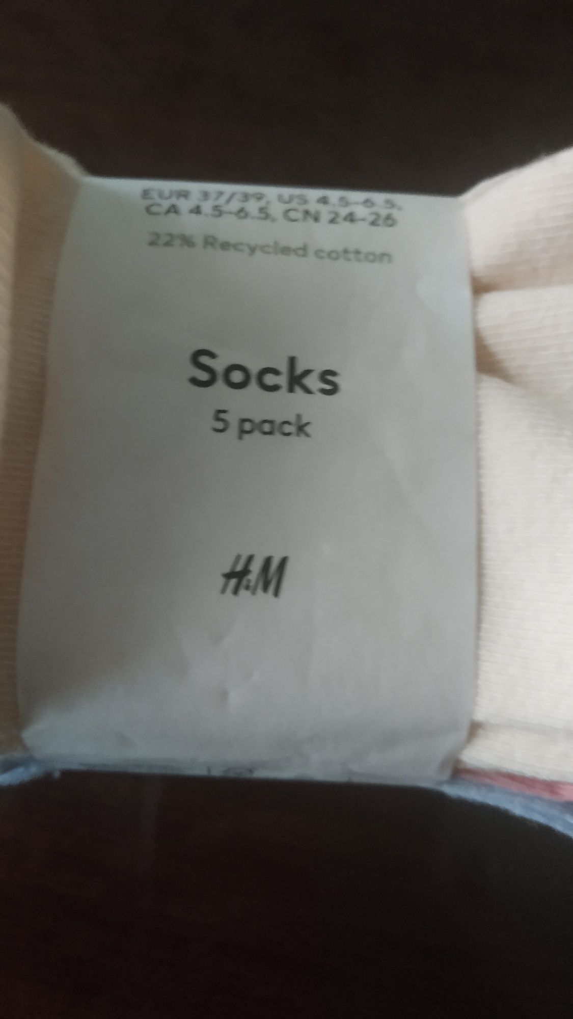 Носочки H&M новие 5 пар