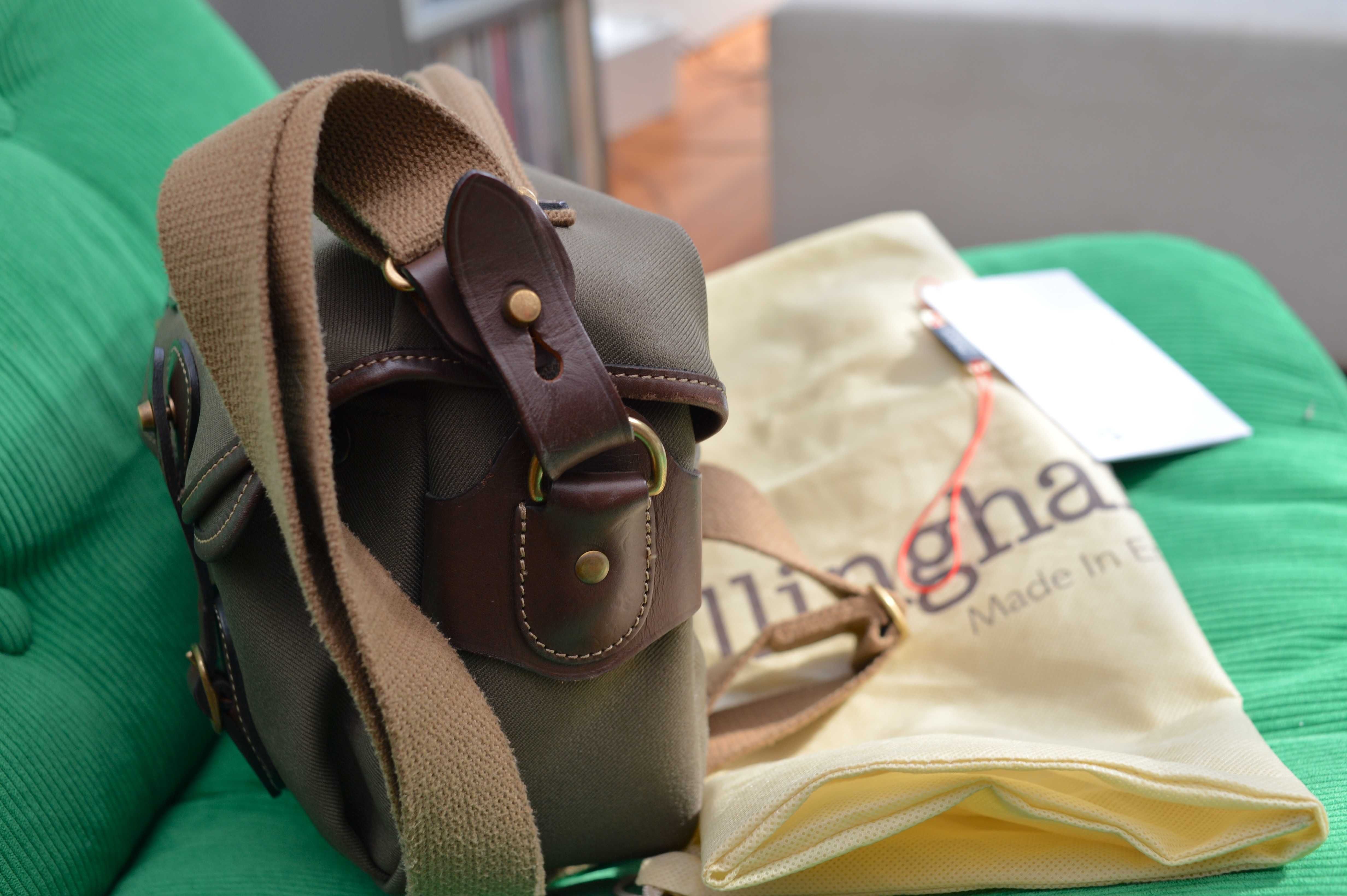 Billingham Hadley Small Pro, Sage FibreNyte/Chocolate Leather