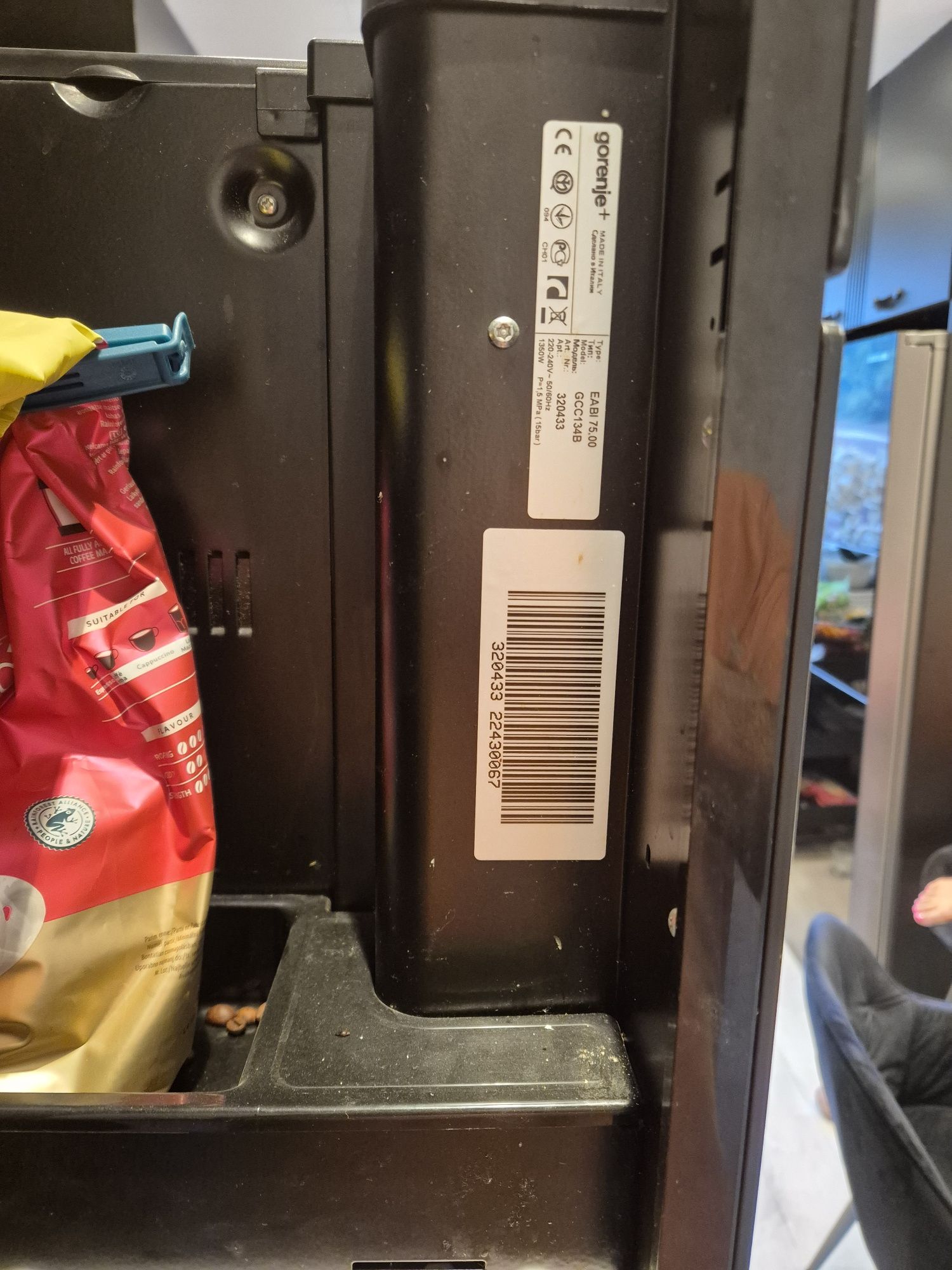 Ekspres do zabudowy Gorenje