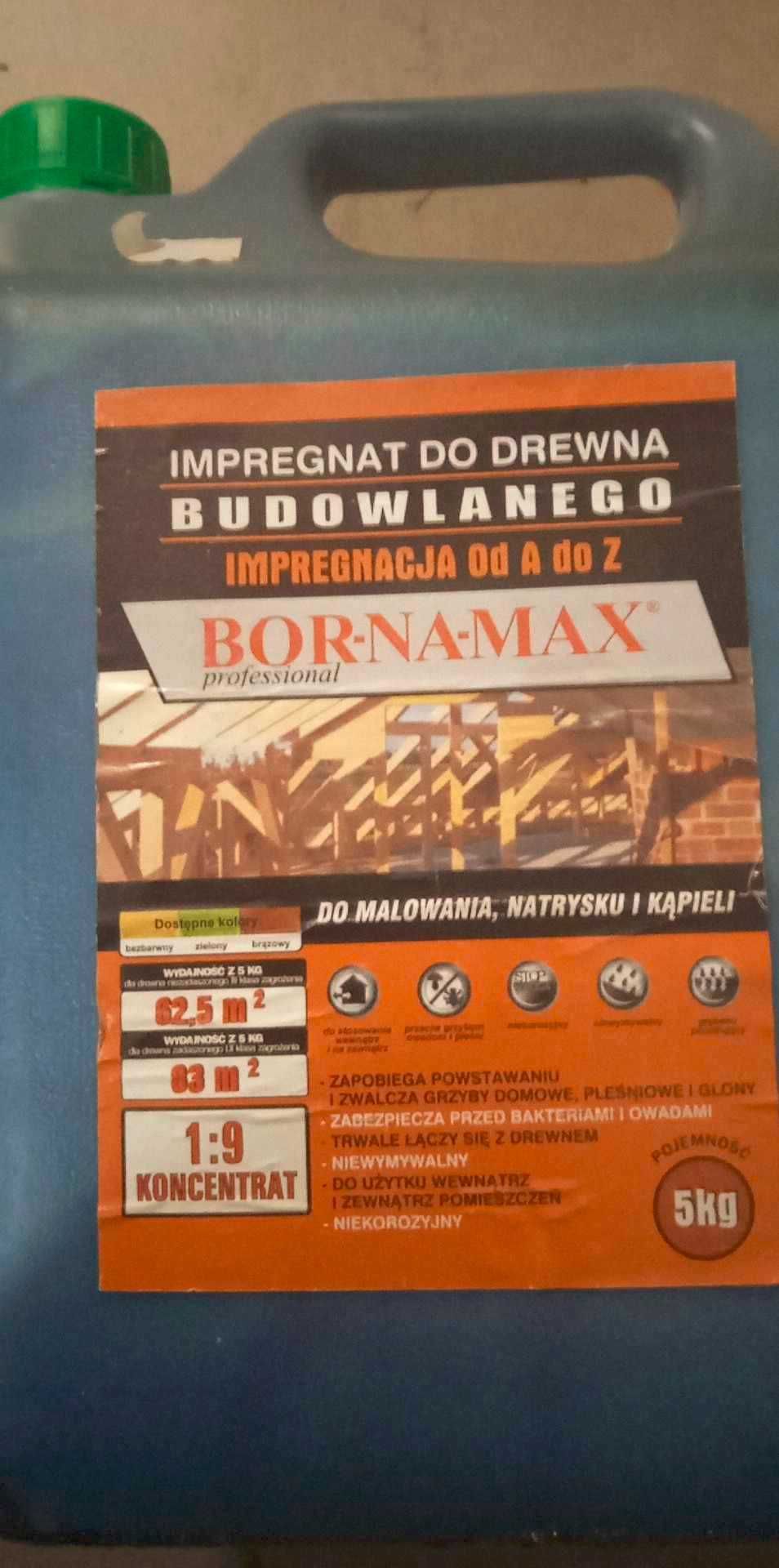 Boramax Impregnat do więzby dachowej koncentrat 5L