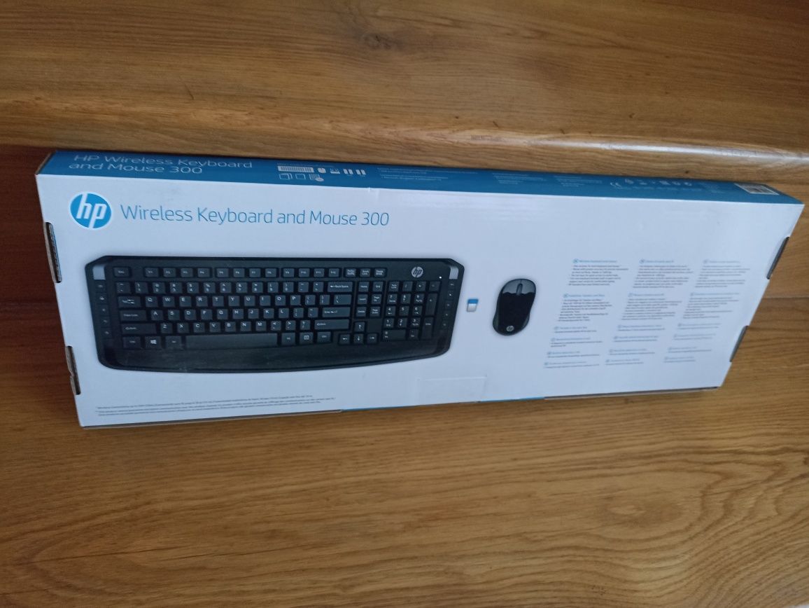 Klawiatura i mysz bezprzewodowa HP Wireless 300 bluetooth Nowe