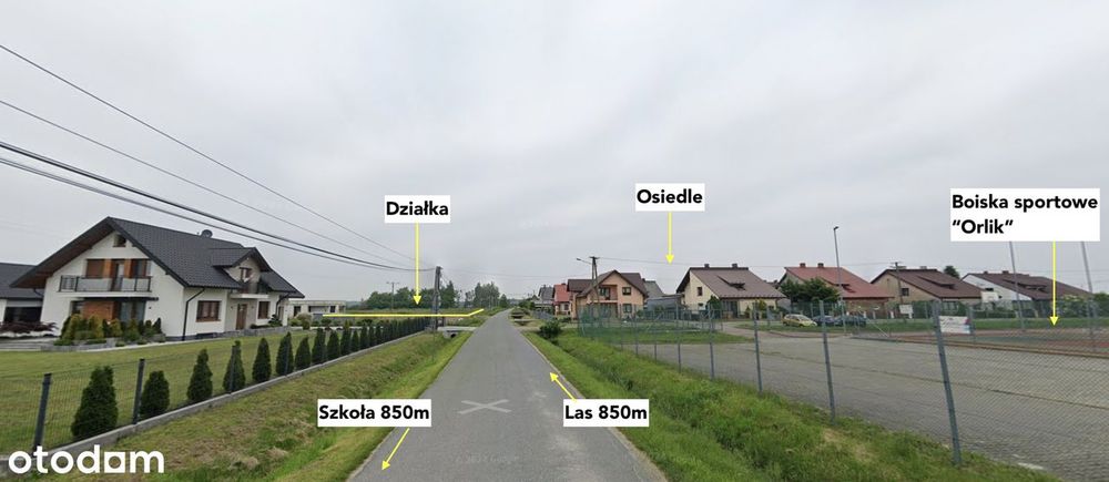 Śliczna duża działka budowlana na osiedlu "Działki" 2470 m2