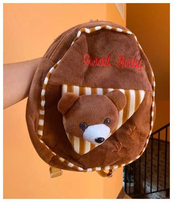 nowy plecak przedszkole mis plusz teddy pluszak maskotka