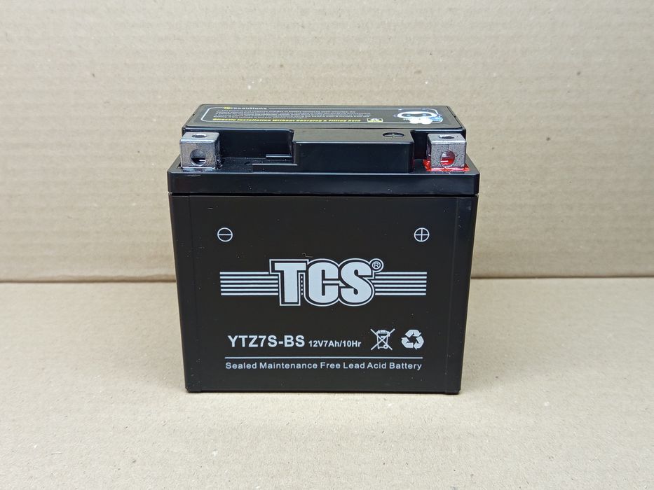 Акумулятор мото АКБ 12V7Ah YTZ7S GEL (L113*W70*H107mm) "TCS"