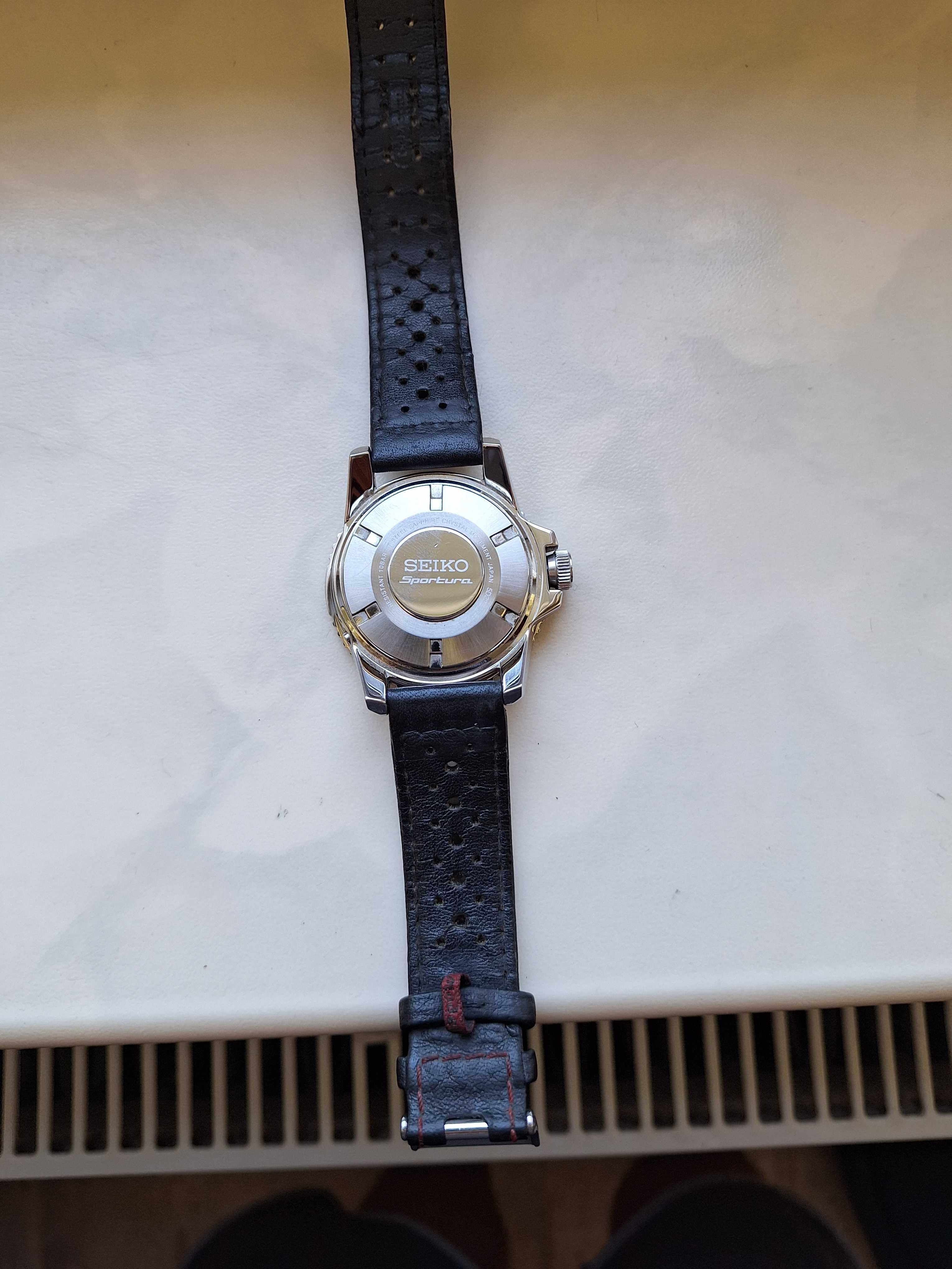 SEIKO 5D22-0AE0 SPORTURA KINETIC zegarek kwarcowy