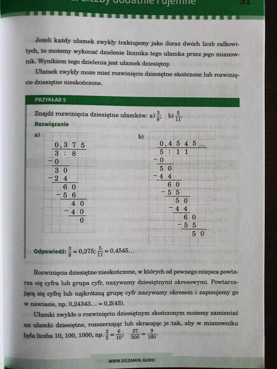 Matematyka dla ucznia korepetycje  Adam i  Anna Konstantynowicz