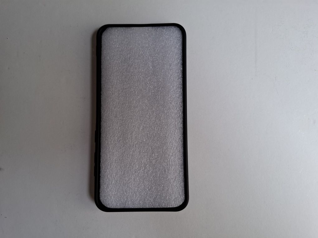 Capa de telemóvel em silicone preta para Samsung Galaxy A55 5G NOVA