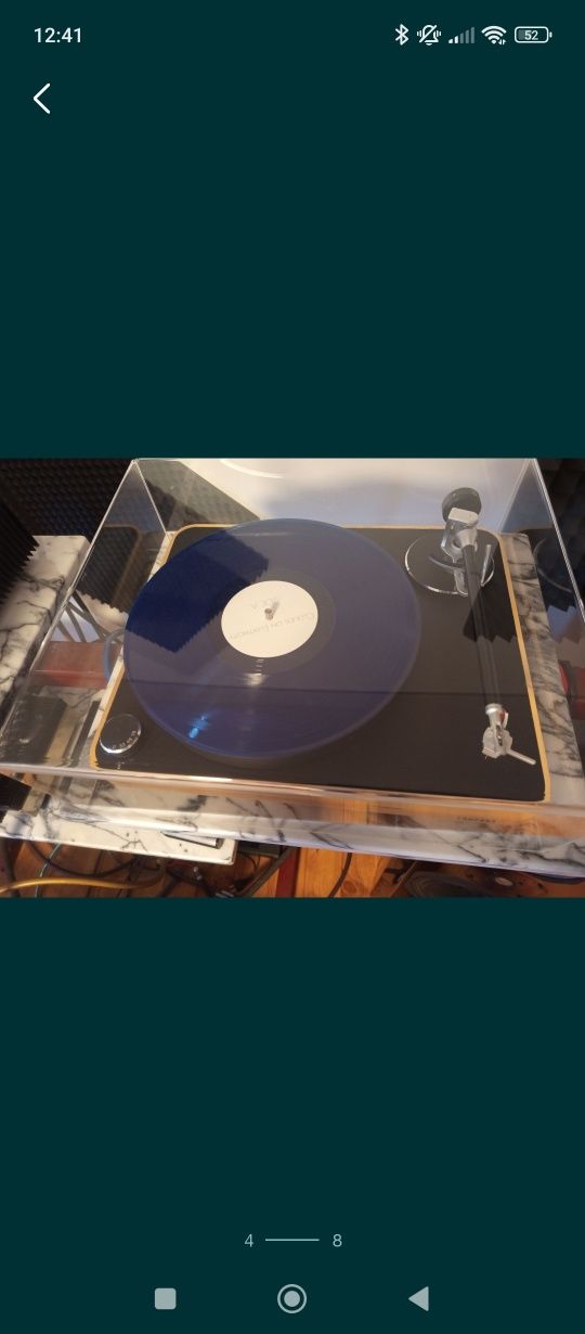 Giradiscos Clearaudio Concept como novo com tampa em acrílico